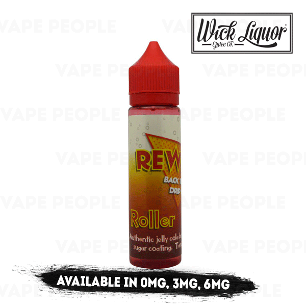 Rewind - Roller vape liquid by Wick Liquor - 50ml Short Fill - Best E Liquids