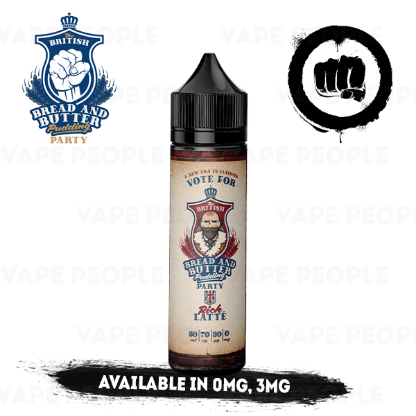 Rich Latte e-liquid by BBBPP - 50ml Short Fill - Best E Liquids