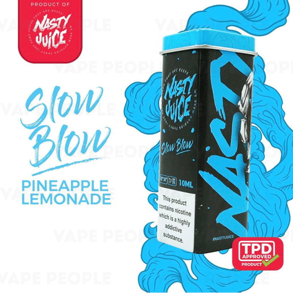 Slow Blow e-liquid by Nasty Juice - 10ml, 50ml - Best E Liquids