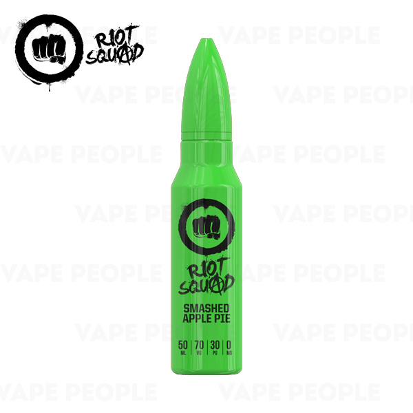 Smashed Apple Pie vape liquid by Riot Squad - 50ml Short Fill - Best E Liquids