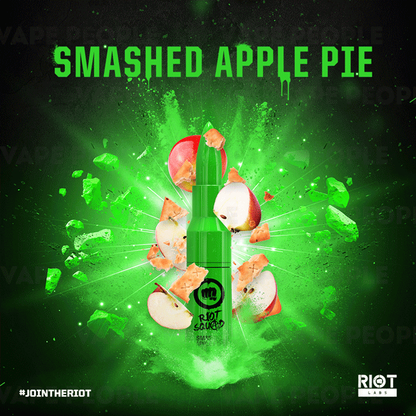 Smashed Apple Pie vape liquid by Riot Squad - 50ml Short Fill - Best E Liquids