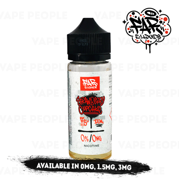 Strawberry Cupcake vape liquid by Far E-liquids - 100ml Short Fill - Best E Liquids