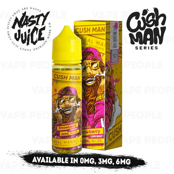 Strawberry Cush Man vape liquid by Nasty Juice - 50ml Short Fill - eJuice