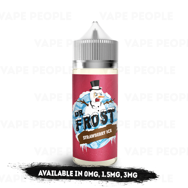 Strawberry Ice e-liquid by Dr Frost - 100ml Short Fill - Best E Liquids