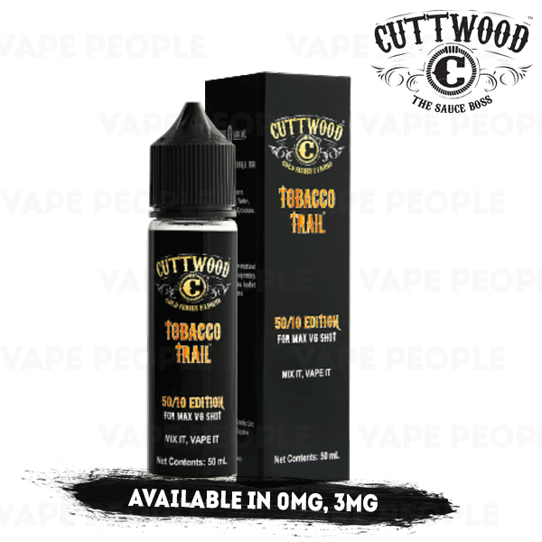 Tobacco Trail e-liquid by Cuttwood - 50ml Short Fill - Best E Liquids