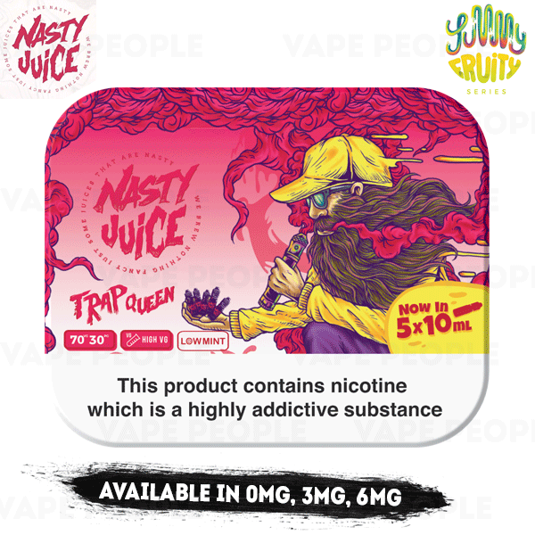 Trap Queen e-liquid by Nasty Juice - 10ml, 50ml - Best E Liquids