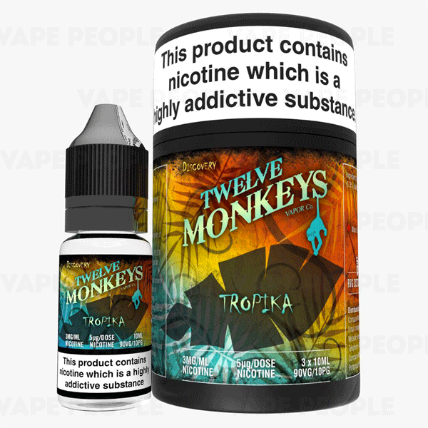 Tropika e-liquid by Twelve Monkeys - 10ml, 30ml - Best E Liquids