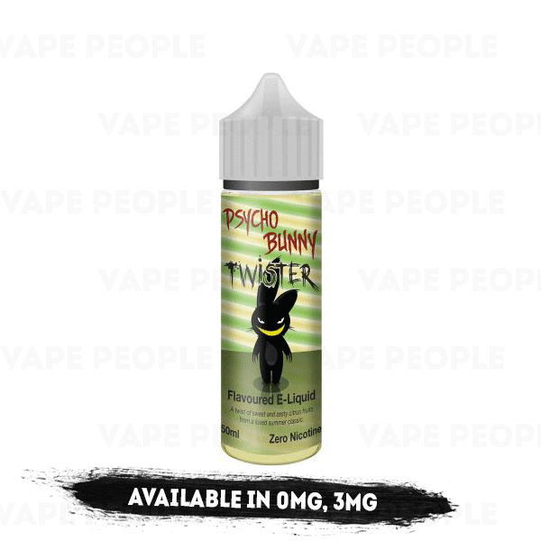 Twister e-liquid by Psycho Bunny - 50ml Short Fill - Best E Liquids