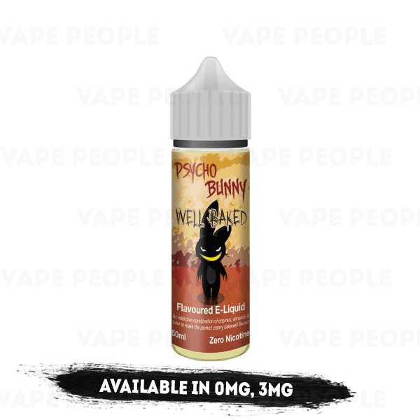 Well Baked vape liquid by Psycho Bunny - 50ml Short Fill