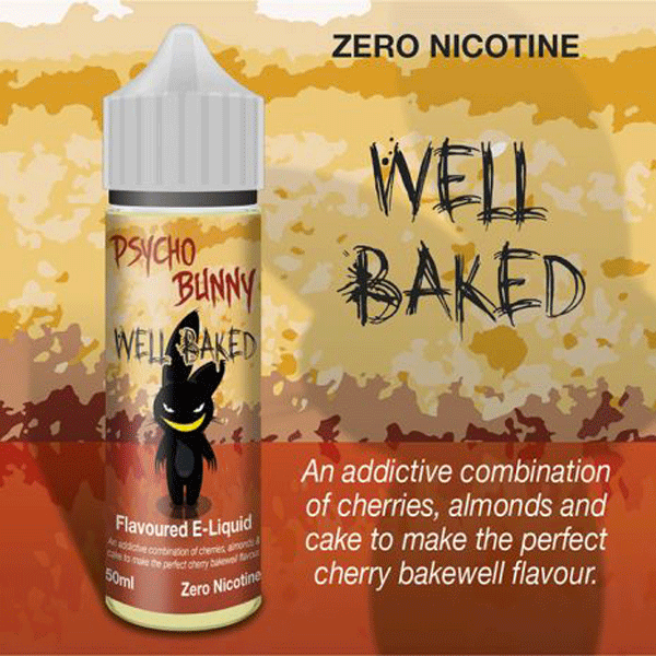 Well Baked vape liquid by Psycho Bunny - 50ml Short Fill