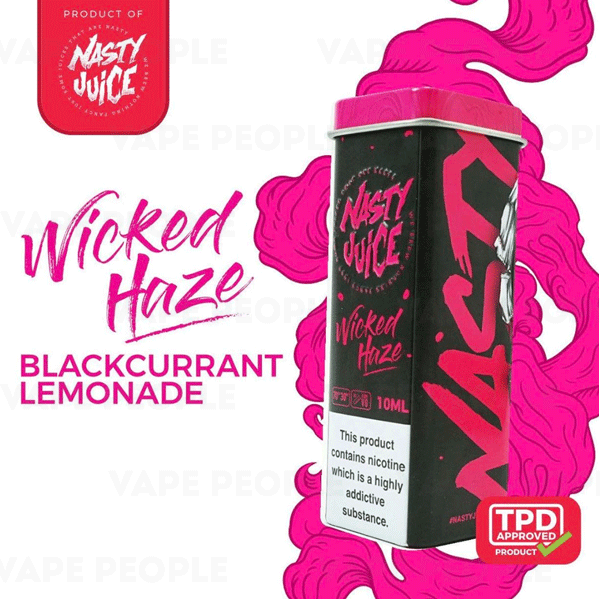 Wicked Haze e-liquid by Nasty Juice - 10ml, 50ml - Best E Liquids