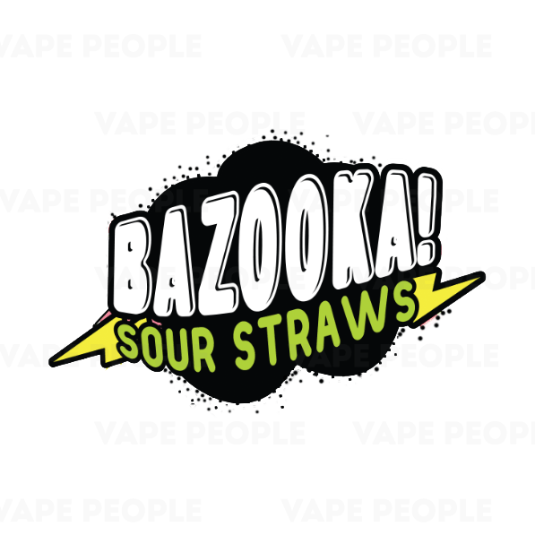 Watermelon Ice vape liquid by Bazooka Sour Straws - 100ml Short Fill - eJuice