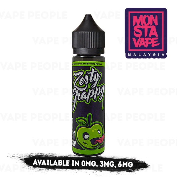 Zesty Grappy (No Ice) vape liquid by Monsta Vape - 50ml Short Fill - Best E Liquids